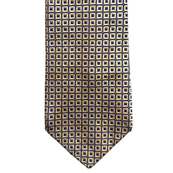 Faconnable Yellow/Blue Tie - Picture 2 of 7